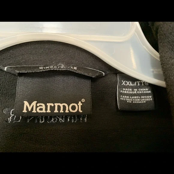 MARMOT Gore Windstopper Full Zip Up Lined Windbreaker Jacket Men's Sz XXL Gray. - Picture 9 of 9